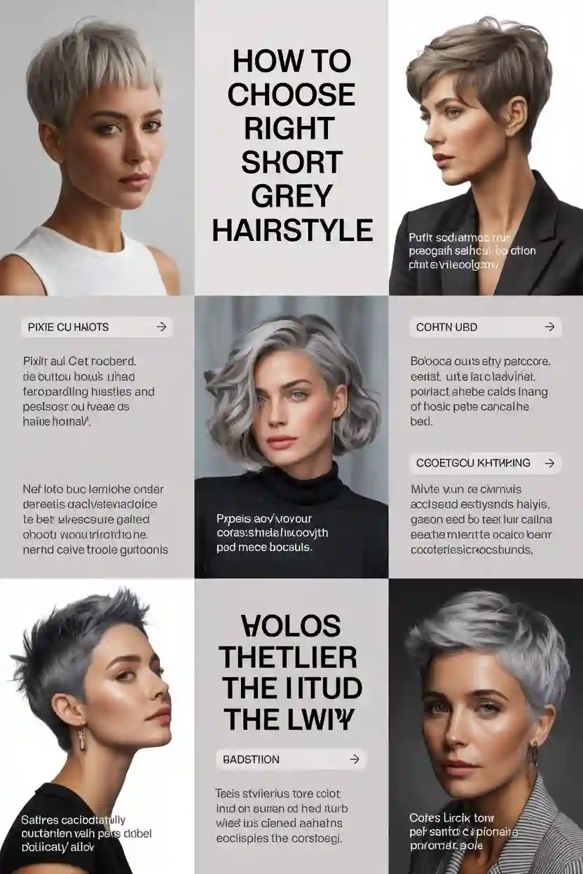 How to Choose the Right Short Grey Hairstyle