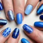Blue Nails