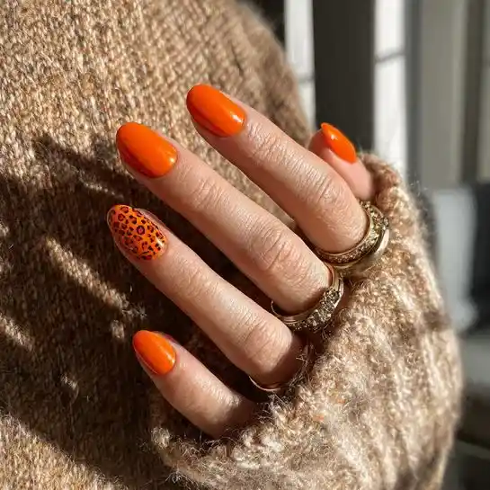 Orange Nail