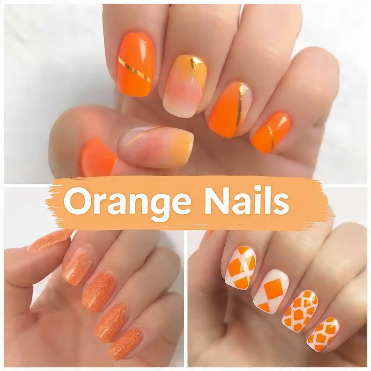Popular Orange Nail Art Techniques