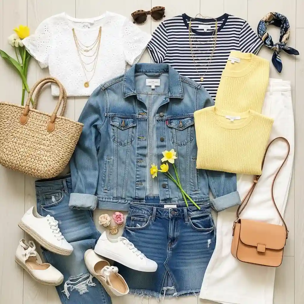 Denim Spring Outfit Ideas for Women