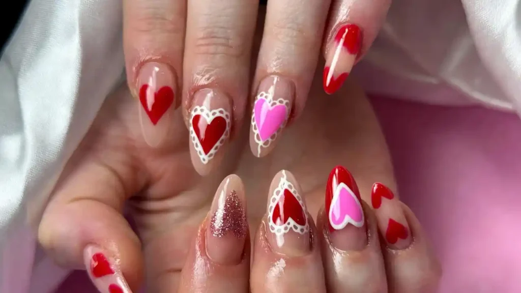 Heart Nail Ideas for the Perfect V-Day Mani