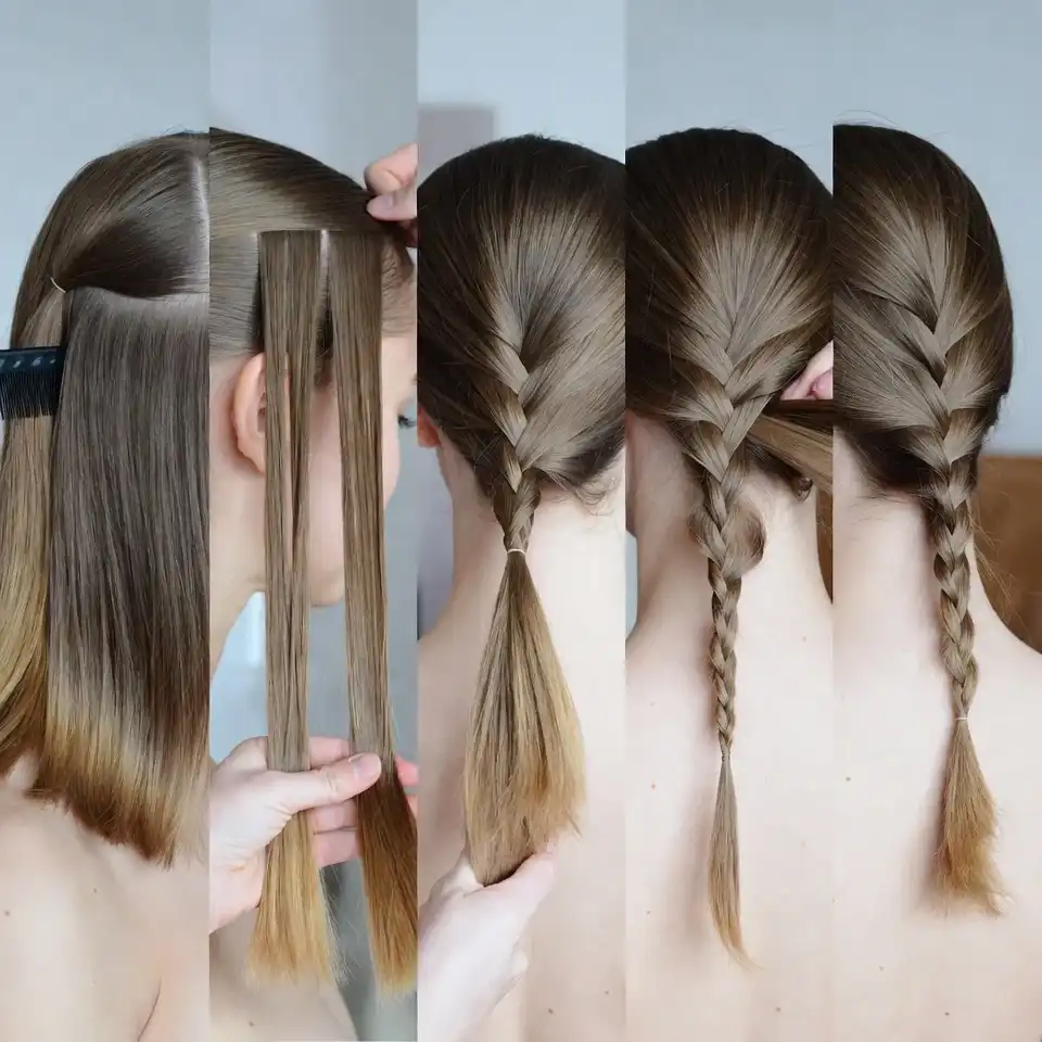 Step-by-Step Guide Creating an Easy Braided Ponytail