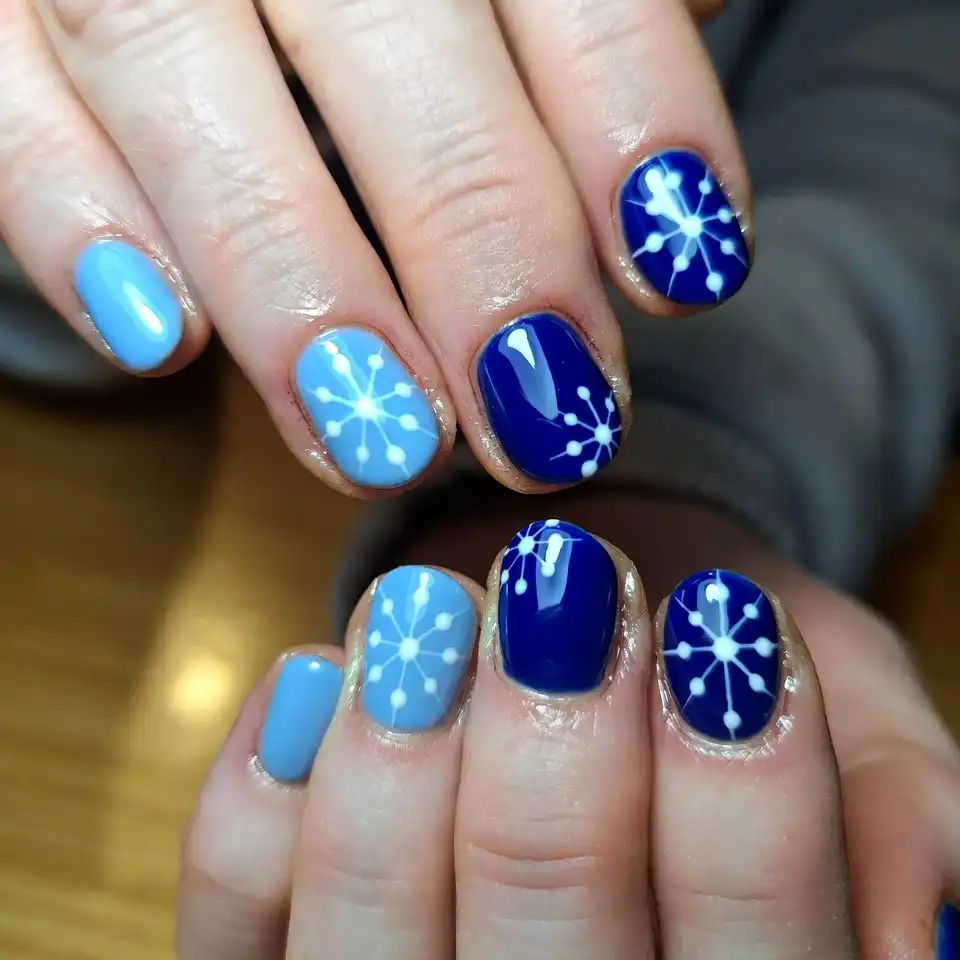 Why Blue is the Perfect Winter Nail Color